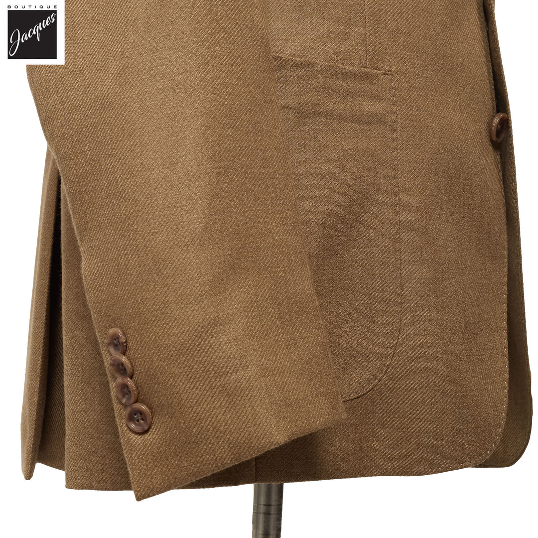 Camel Loro Piana Cashmere-Silk Myles Contemporary Fit Sport Jacket