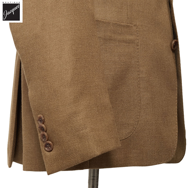 Camel Loro Piana Cashmere-Silk Myles Contemporary Fit Sport Jacket