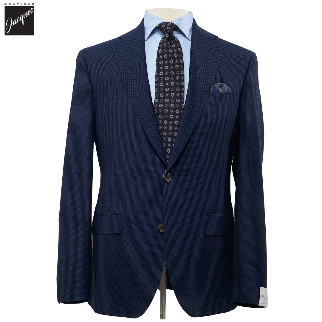Blue Neat Urban Slim Fit Suit - Jack Victor - Boutique Jacques International