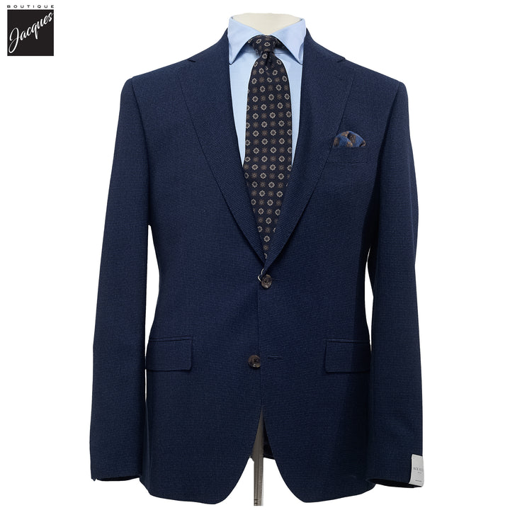 Blue Neat Urban Slim Fit Suit - Jack Victor - Boutique Jacques International