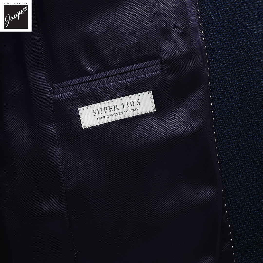 Blue Neat Urban Slim Fit Suit - Jack Victor - Boutique Jacques International