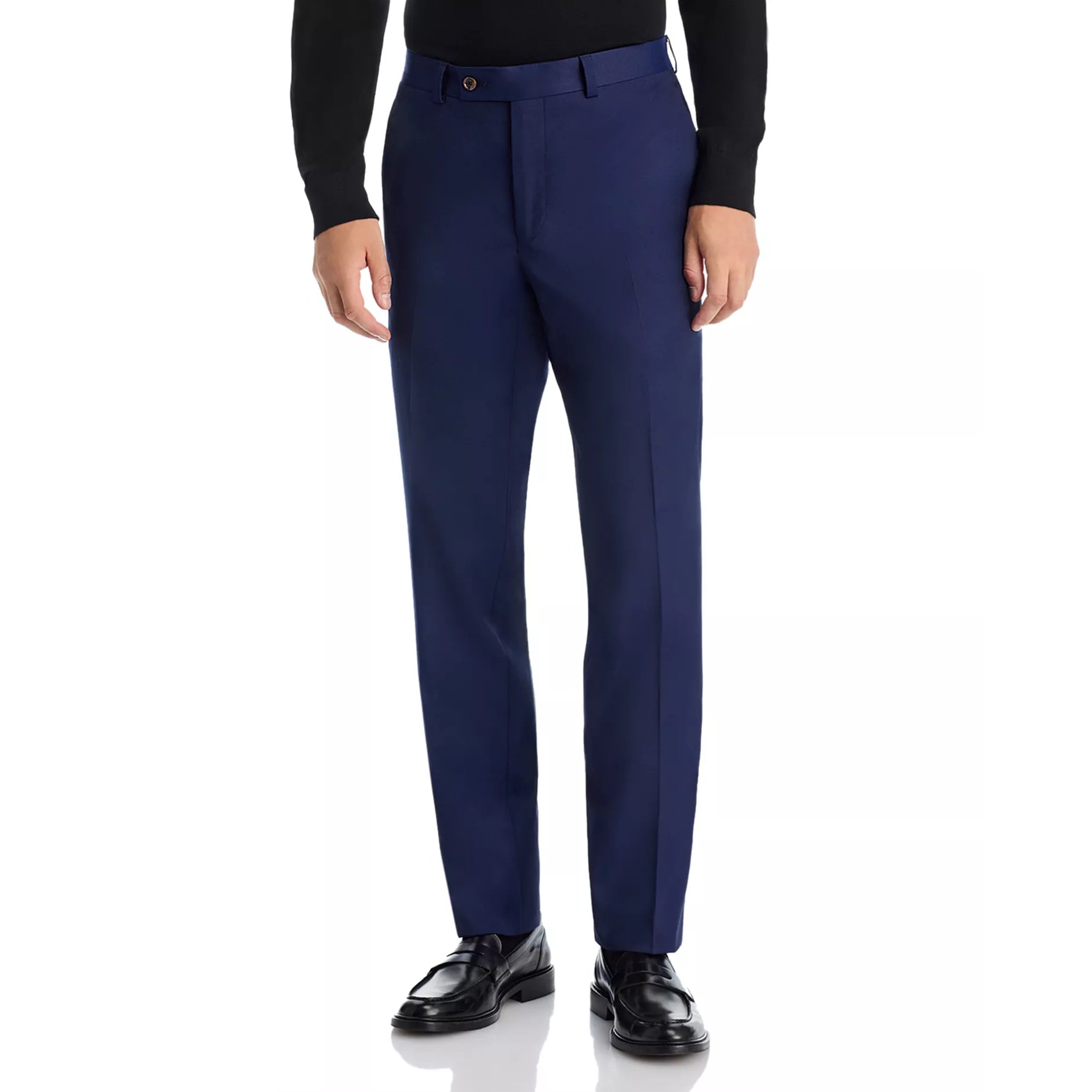 Royal Blue Performance Wool Oslo Contemporary Fit Dress Pant - Jack Victor - Boutique Jacques International