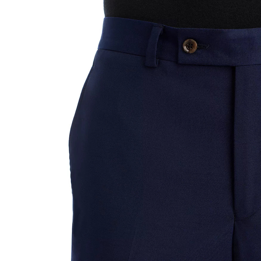 Royal Blue Performance Wool Oslo Contemporary Fit Dress Pant - Jack Victor - Boutique Jacques International