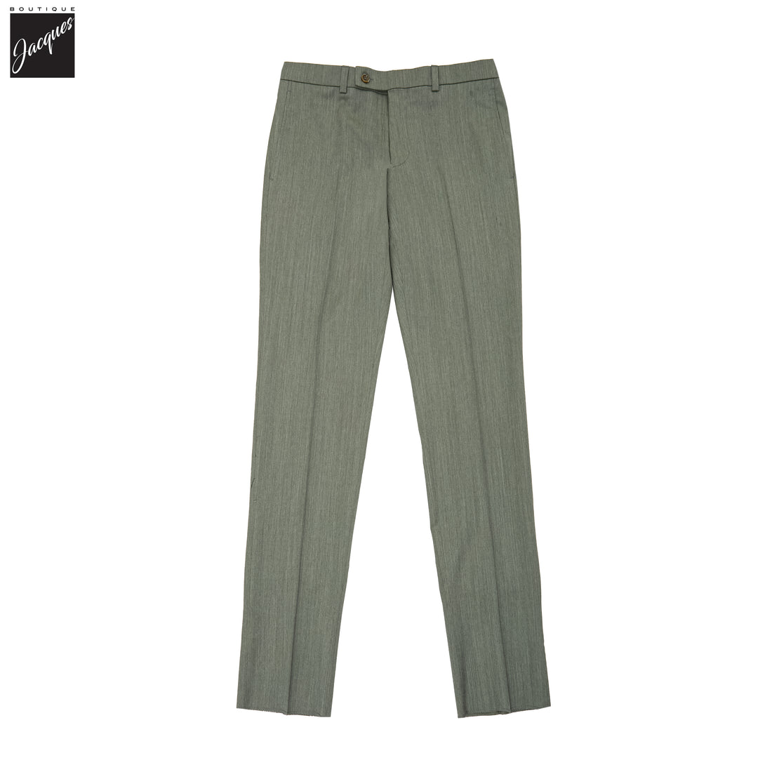 Sage Green Wool Stretch Pablo Modern Fit Dress Pants - Jack Victor - Boutique Jacques International
