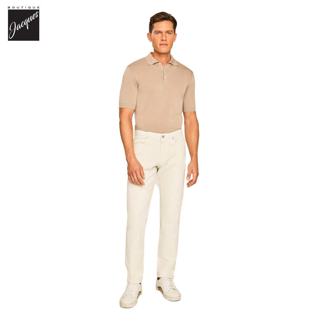 Bone Jackie Brushed Cotton Modern Fit Five Pocket Pants - Jack Victor