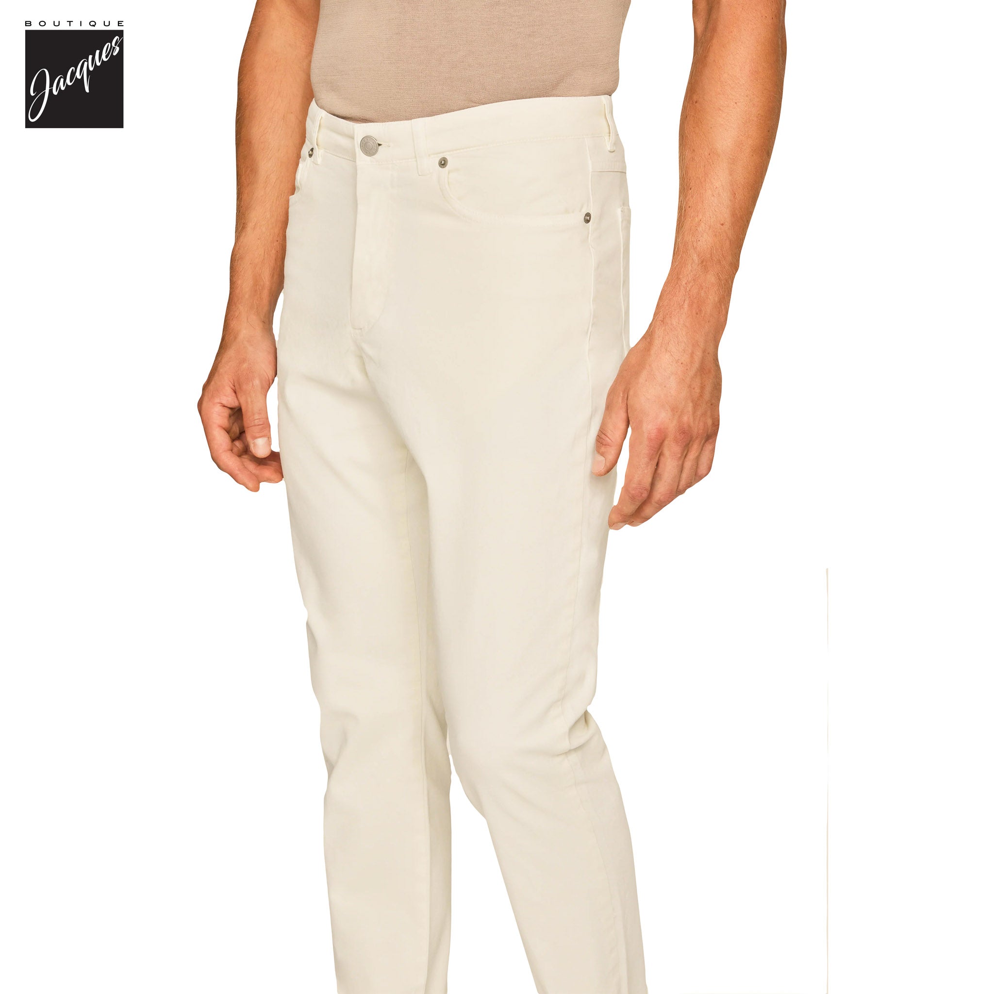Bone Jackie Brushed Cotton Modern Fit Five Pocket Pants - Jack Victor