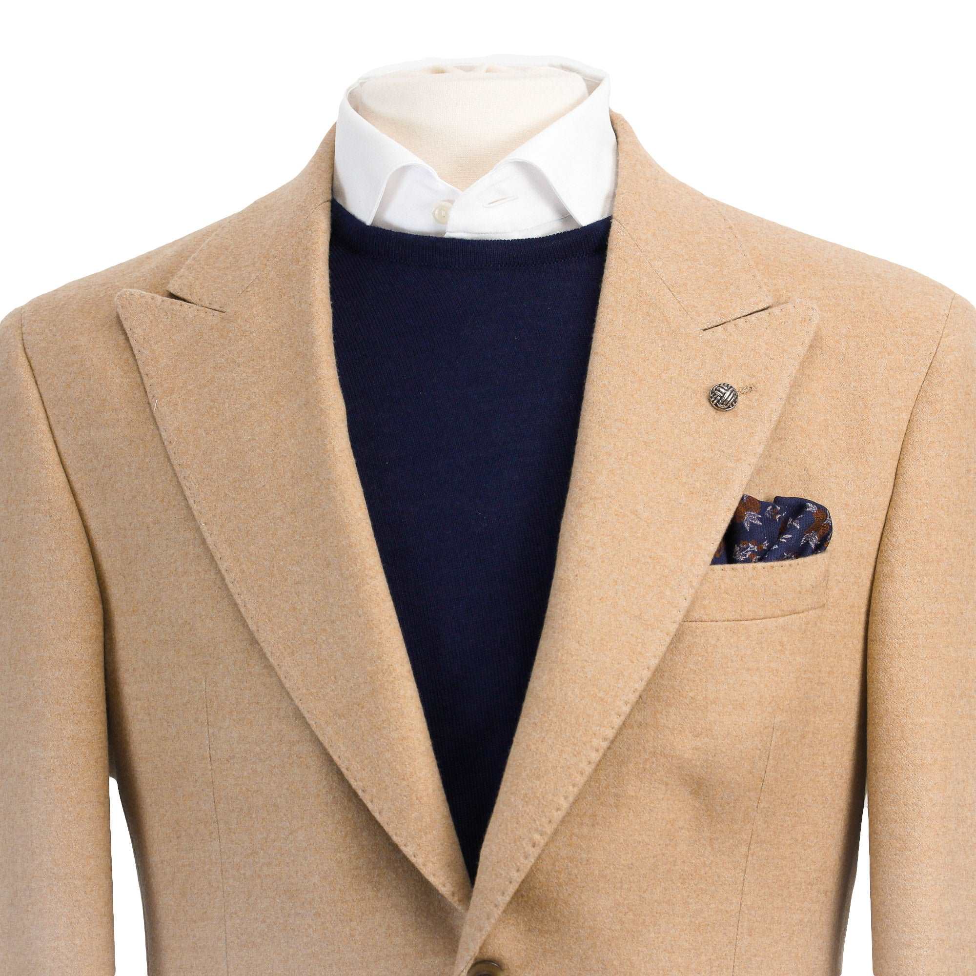 Beige Morgan Contemporary Fit Drago Wool Sport Coat - Jack Victor