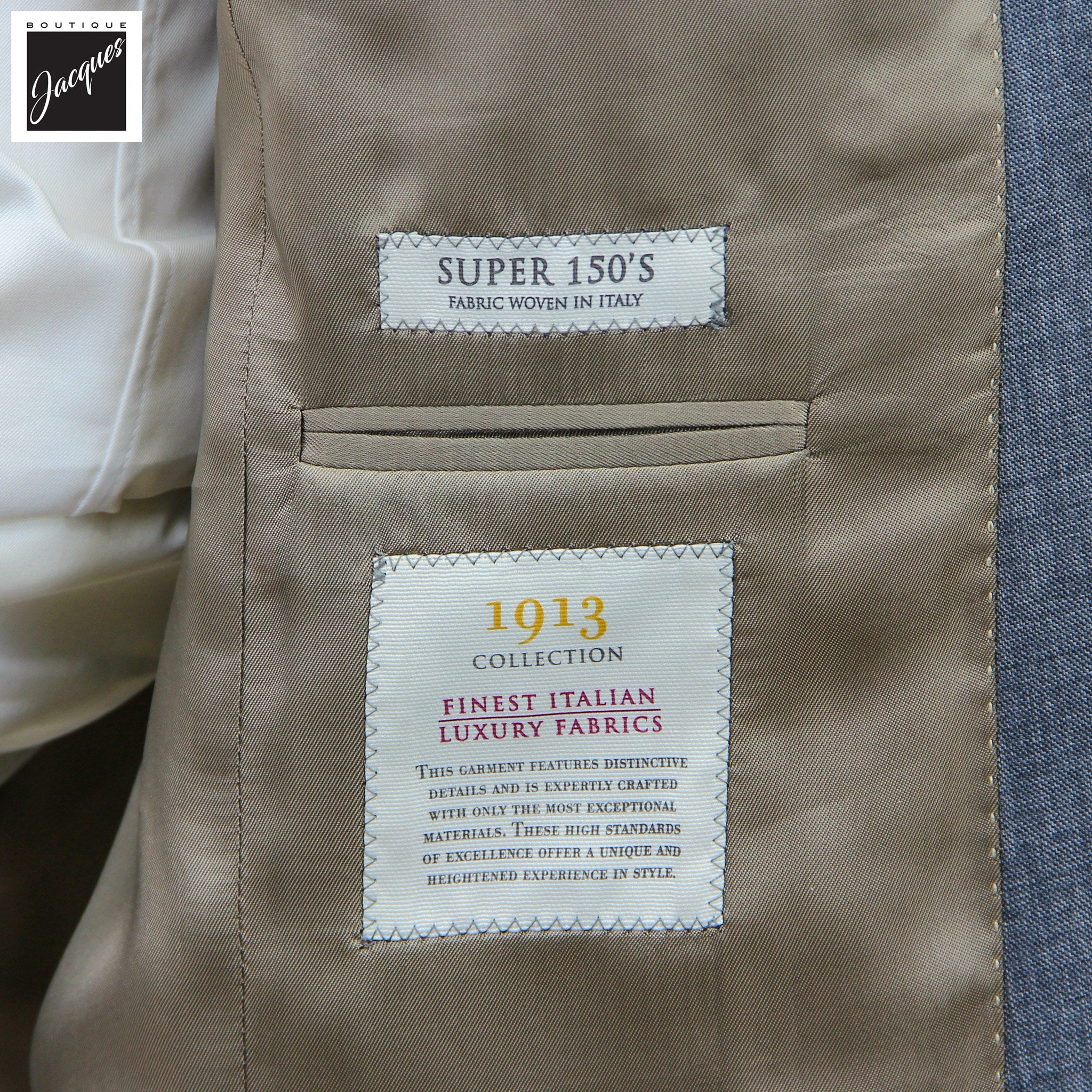 Gray Semi-Solid Super 150's Wool Essence Modern Fit Suit - Jack Victor 1913