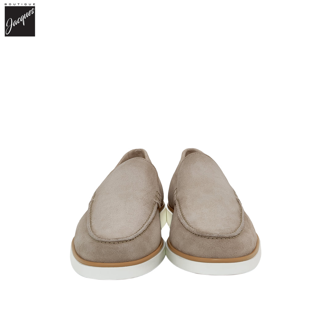 Taupe Lourenco Suede Loafer - Magnanni - Boutique Jacques International