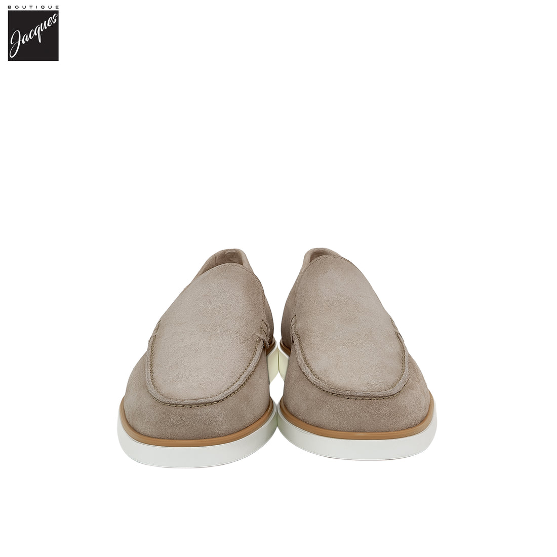 Taupe Lourenco Suede Loafer - Magnanni - Boutique Jacques International