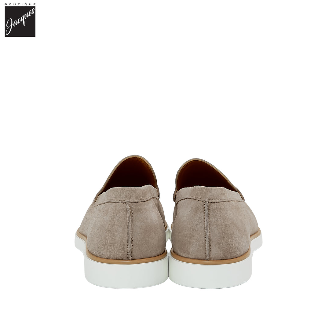 Taupe Lourenco Suede Loafer - Magnanni - Boutique Jacques International