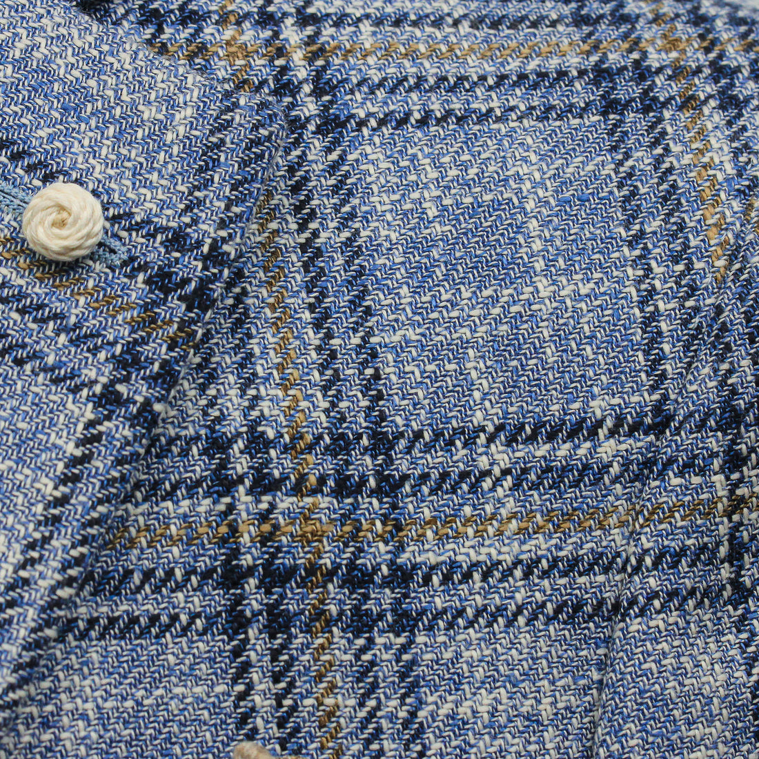 Light Blue Check Cotton-Wool Dream Fit Sport Jacket - Luigi Bianchi