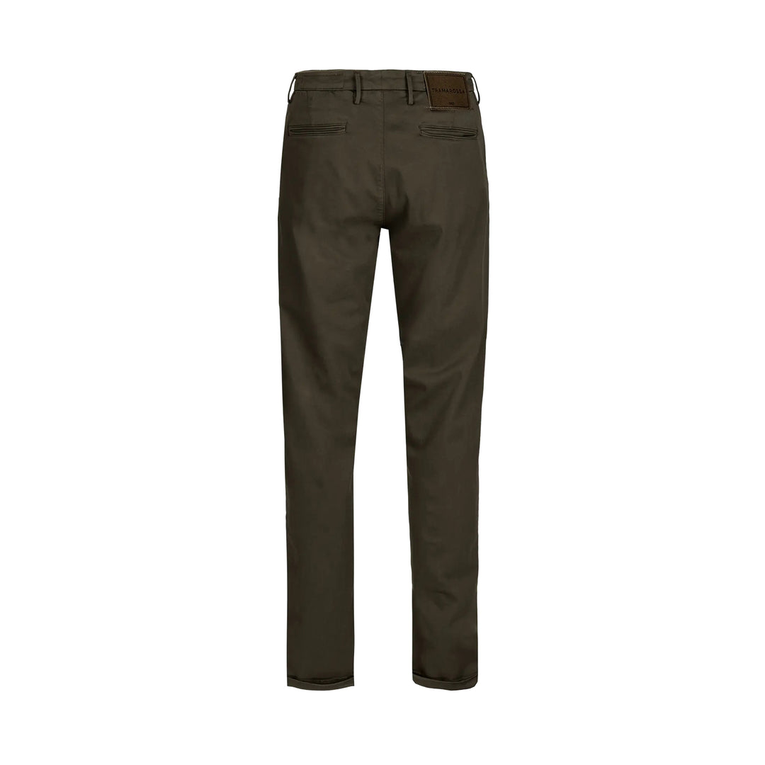 Coffee Brown Soft Dye Luis Slim Fit Super-Stretch Chino Pants - TRAMAROSSA - Boutique Jacques International