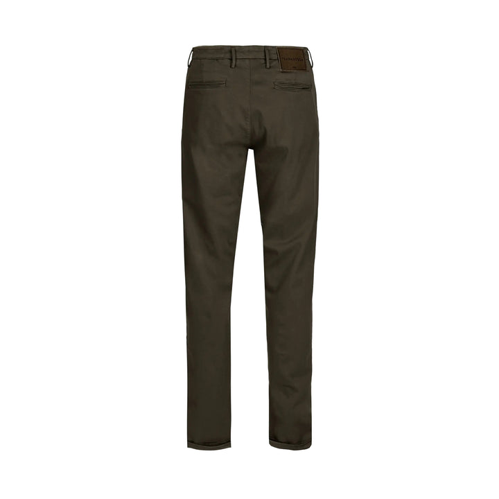 Coffee Brown Soft Dye Luis Slim Fit Super-Stretch Chino Pants - TRAMAROSSA - Boutique Jacques International