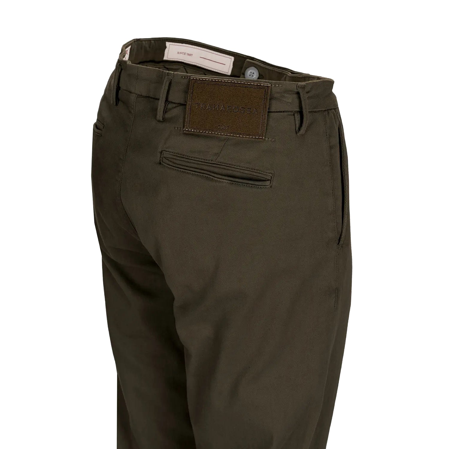 Coffee Brown Soft Dye Luis Slim Fit Super-Stretch Chino Pants - TRAMAROSSA - Boutique Jacques International
