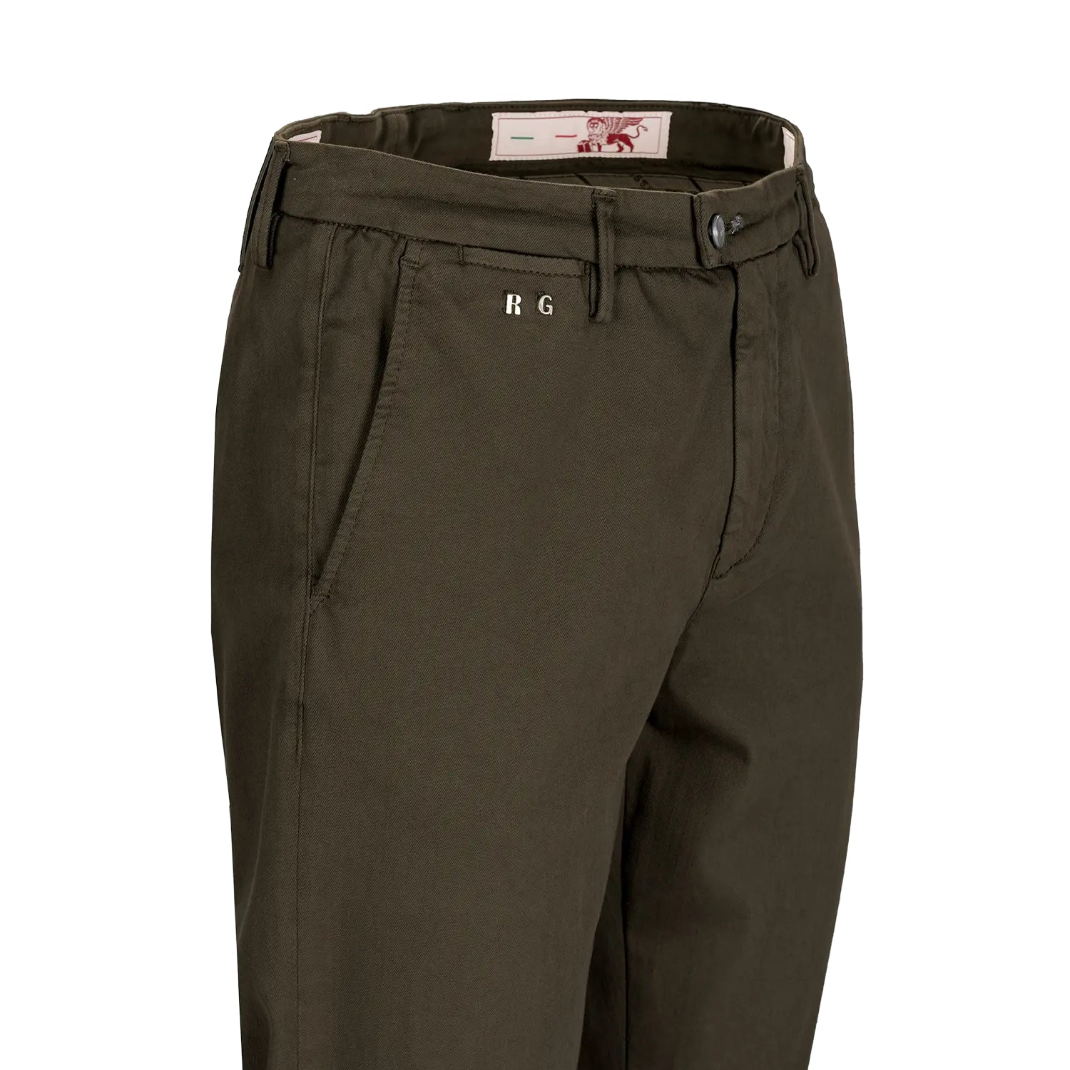 Coffee Brown Soft Dye Luis Slim Fit Super-Stretch Chino Pants - TRAMAROSSA - Boutique Jacques International