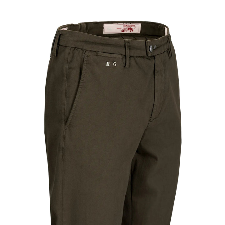 Coffee Brown Soft Dye Luis Slim Fit Super-Stretch Chino Pants - TRAMAROSSA - Boutique Jacques International