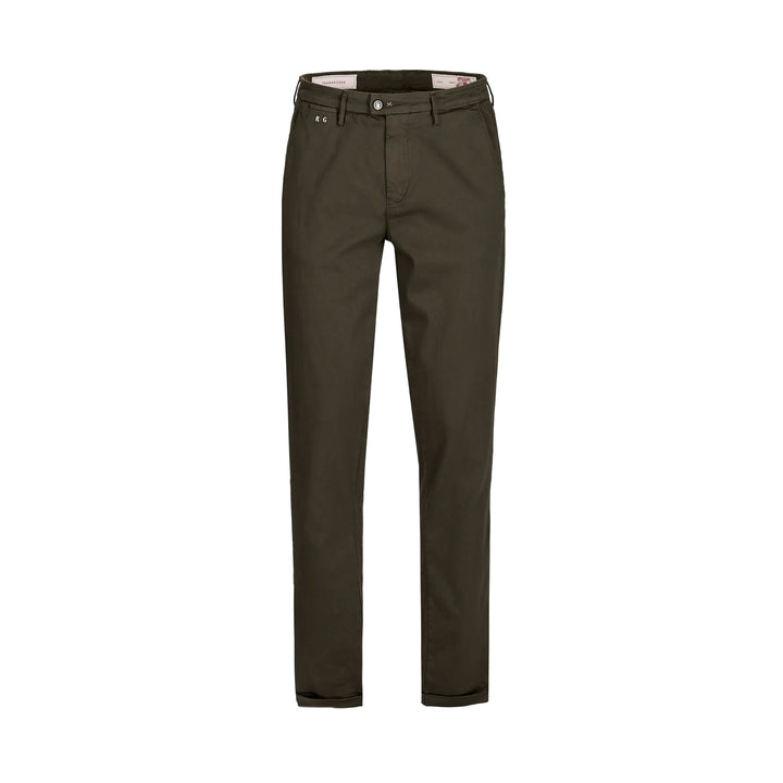 Coffee Brown Soft Dye Luis Slim Fit Super-Stretch Chino Pants - TRAMAROSSA - Boutique Jacques International