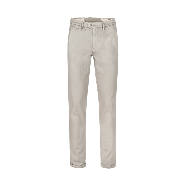 Sea Foam (Taupe) Soft Dye Luis Slim Fit Super-Stretch Chino Pants - TRAMAROSSA - Boutique Jacques International