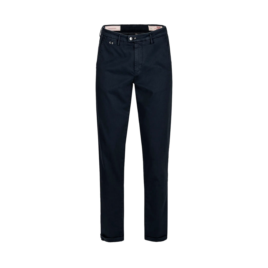 Dark Blue Soft Dye Luis Slim Fit Super-Stretch Chino Pants - TRAMAROSSA - Boutique Jacques International