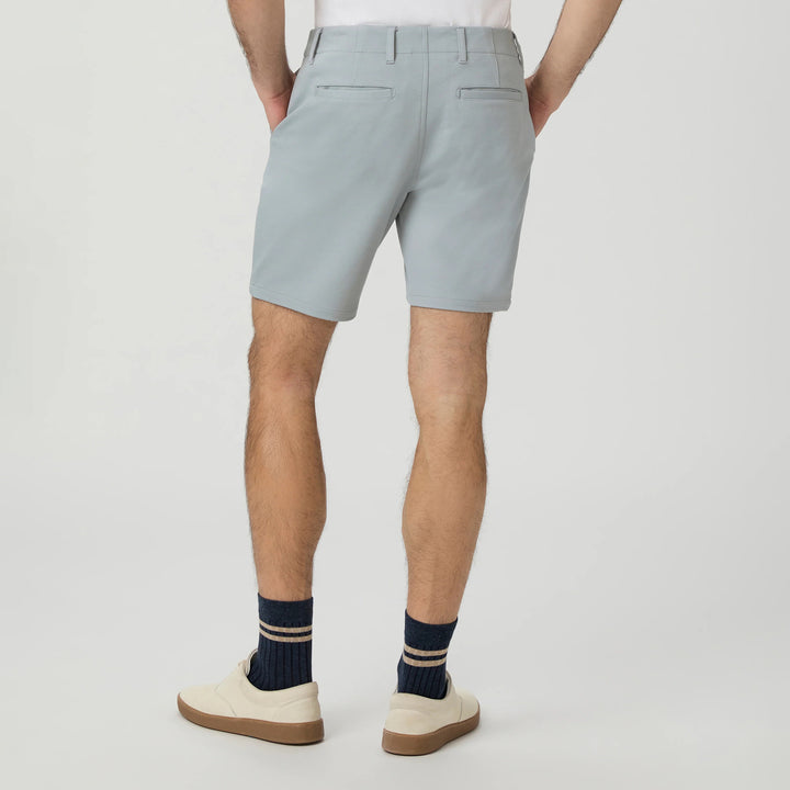 Light Gray Moon Shadow Rickson Slim Fit Trouser Shorts - PAIGE