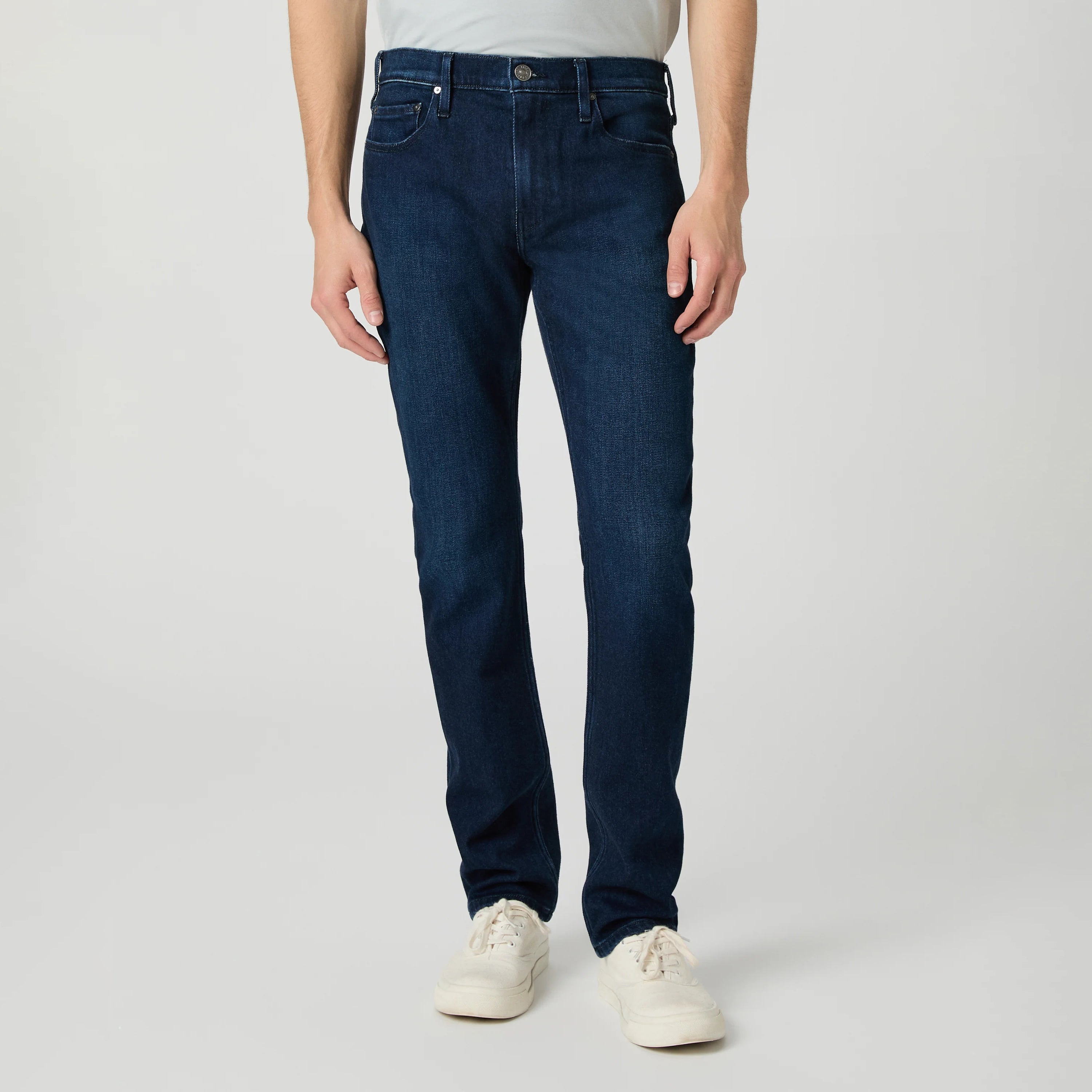 Lennox - Pembry - Blue Dark Wash Slim Fit Vintage Transcend Jeans - PAIGE - Boutique Jacques International