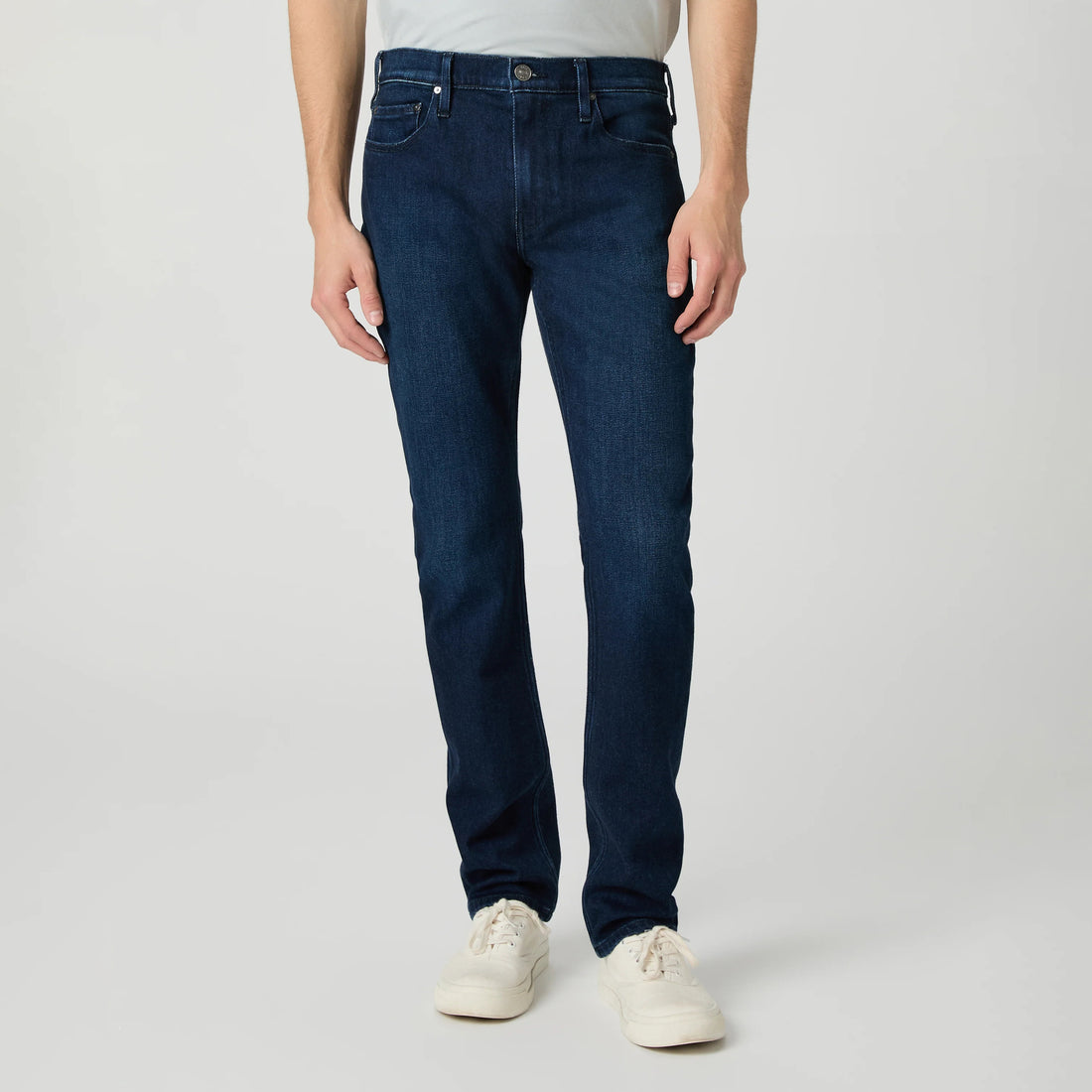 Lennox - Pembry - Blue Dark Wash Slim Fit Vintage Transcend Jeans - PAIGE - Boutique Jacques International