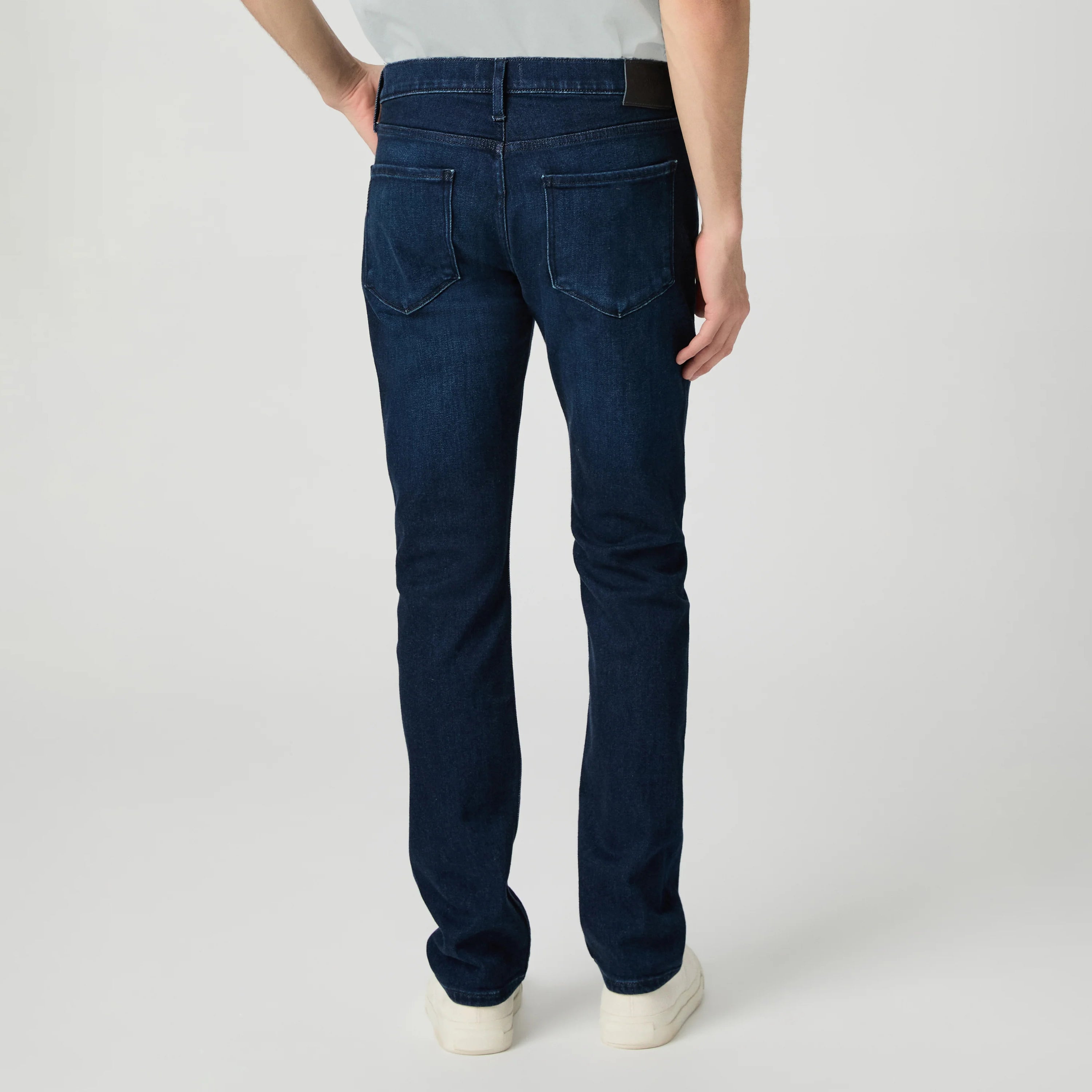 Lennox - Pembry - Blue Dark Wash Slim Fit Vintage Transcend Jeans - PAIGE - Boutique Jacques International