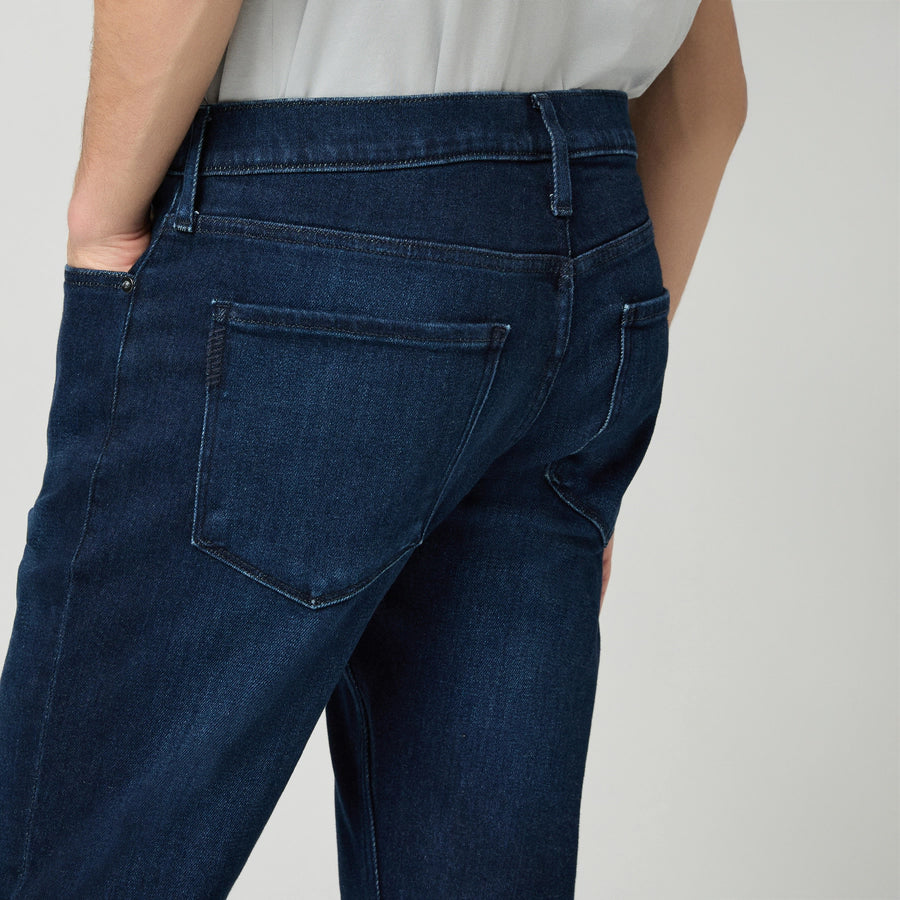 Lennox - Pembry - Blue Dark Wash Slim Fit Vintage Transcend Jeans - PAIGE - Boutique Jacques International