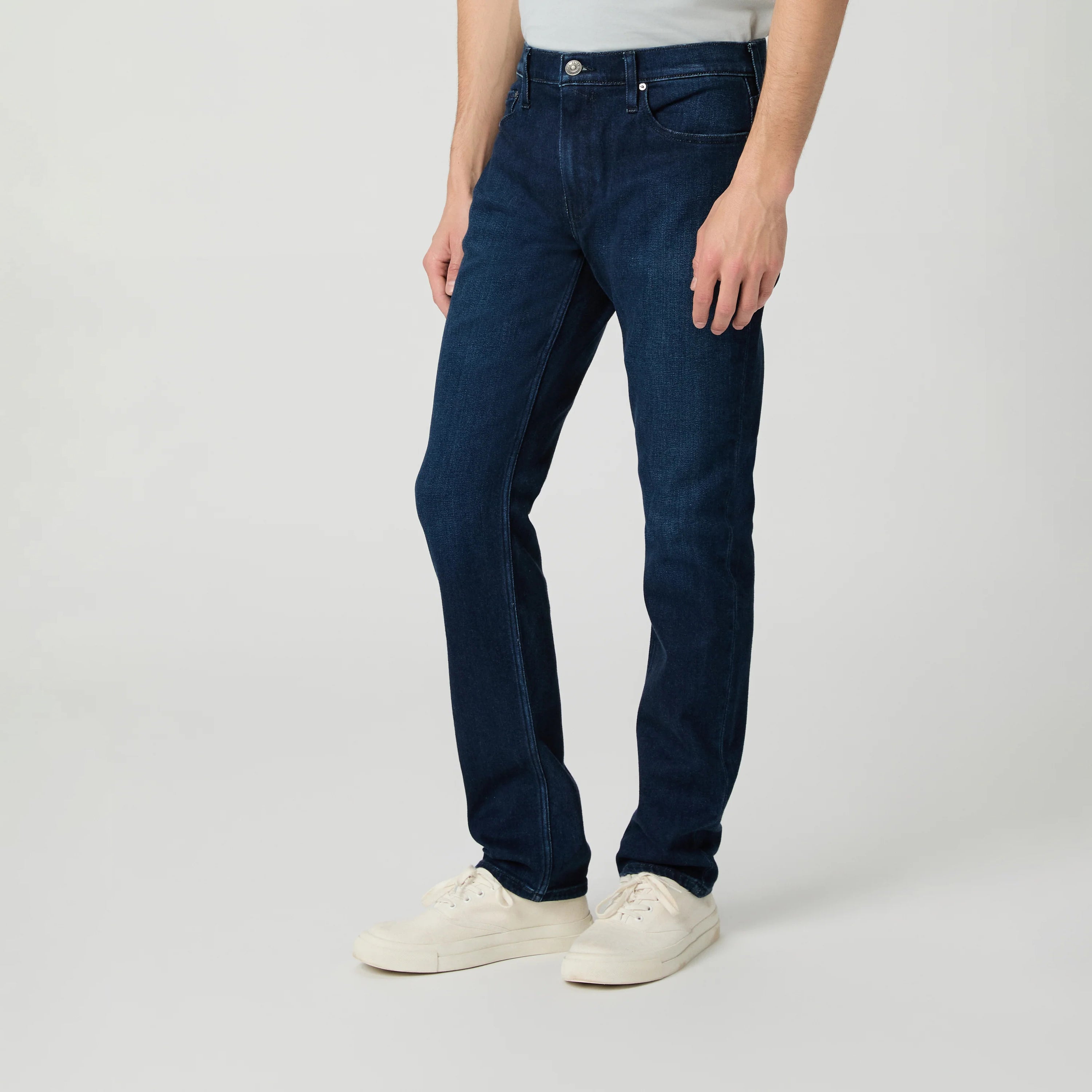 Lennox - Pembry - Blue Dark Wash Slim Fit Vintage Transcend Jeans - PAIGE - Boutique Jacques International