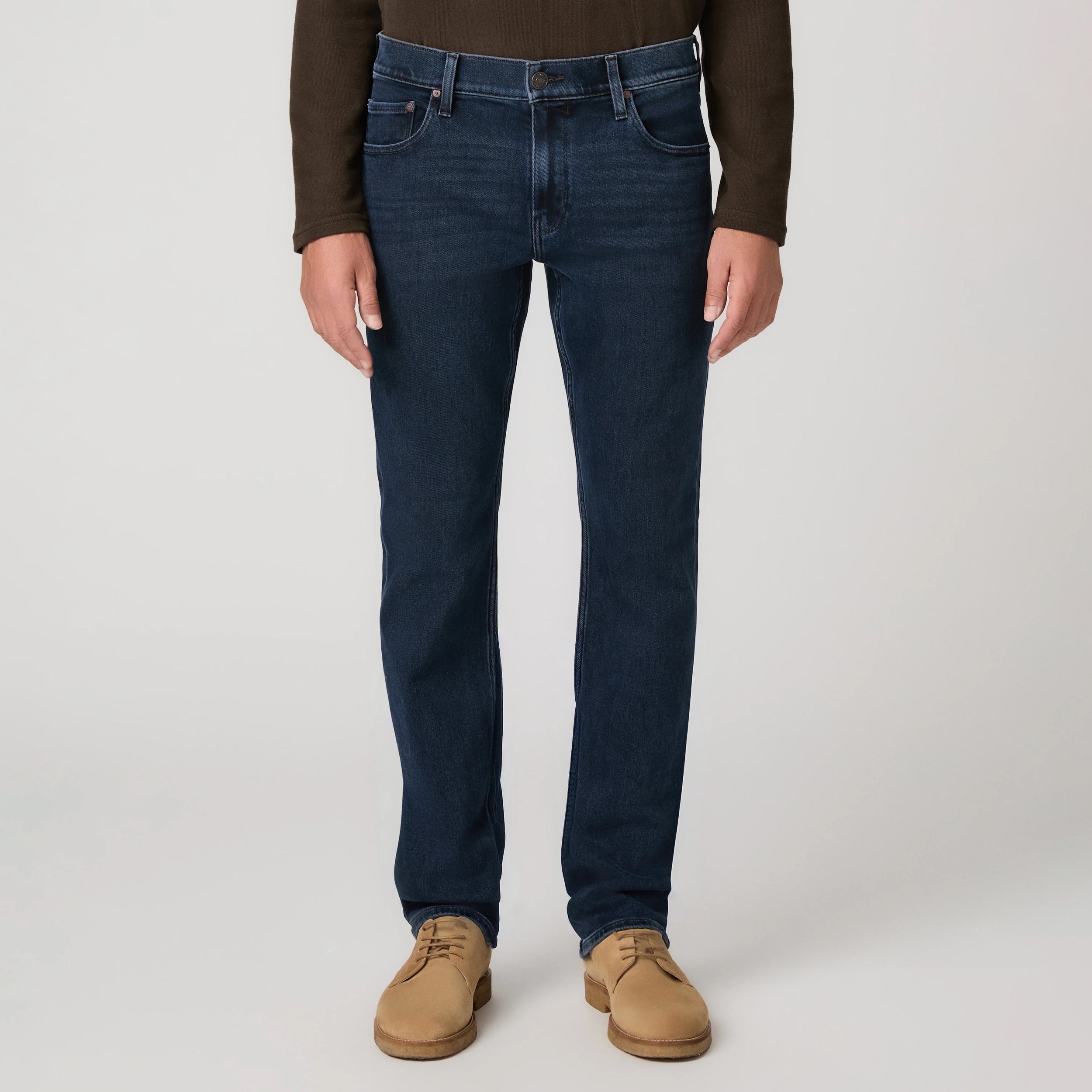 Chadron Dark Wash Blue Lennox Slim Fit Vintage Transcend Jeans - PAIGE