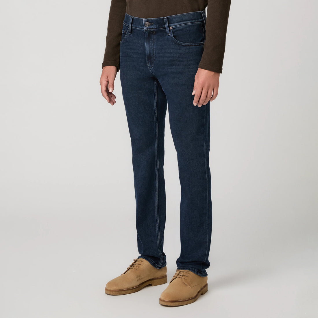 Chadron Dark Wash Blue Lennox Slim Fit Vintage Transcend Jeans - PAIGE