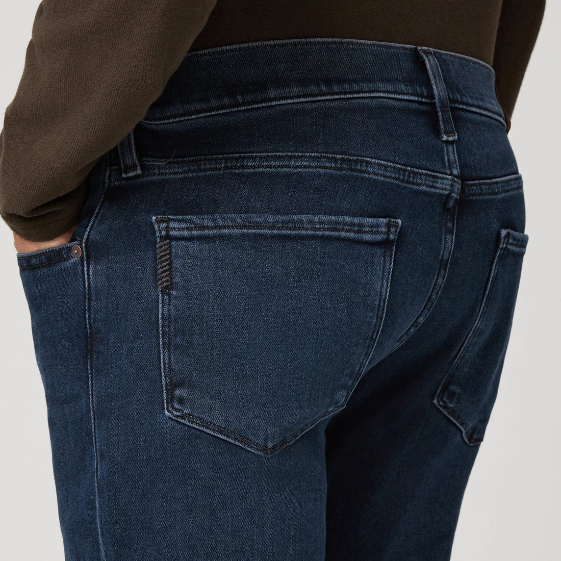 Chadron Dark Wash Blue Lennox Slim Fit Vintage Transcend Jeans - PAIGE