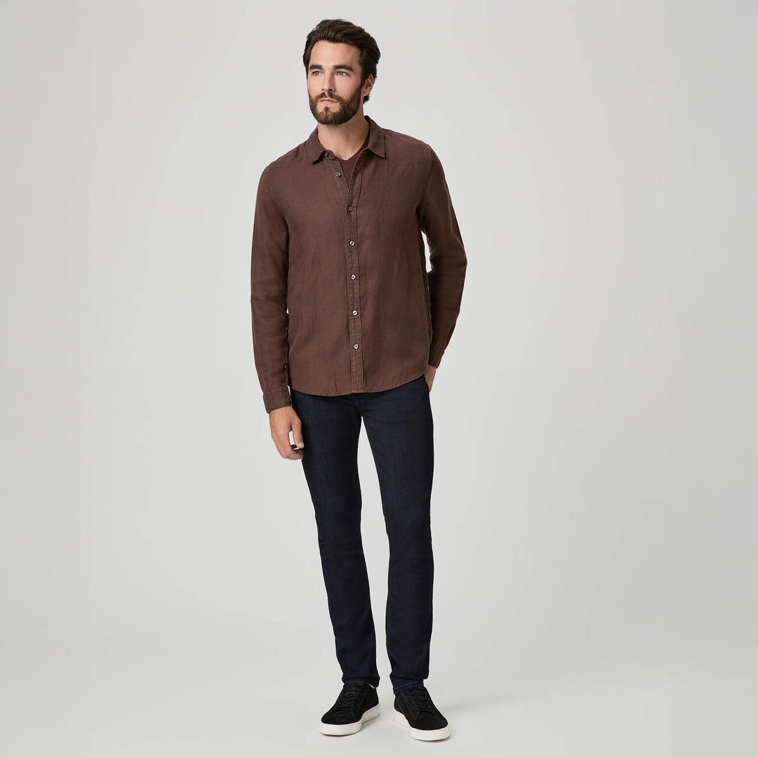 Lennox - Irvington - Blue Dark Wash Slim Fit Transcend Jeans - PAIGE