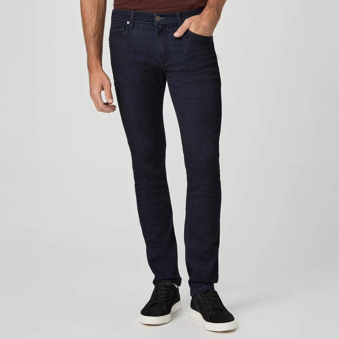 Lennox - Irvington - Blue Dark Wash Slim Fit Transcend Jeans - PAIGE