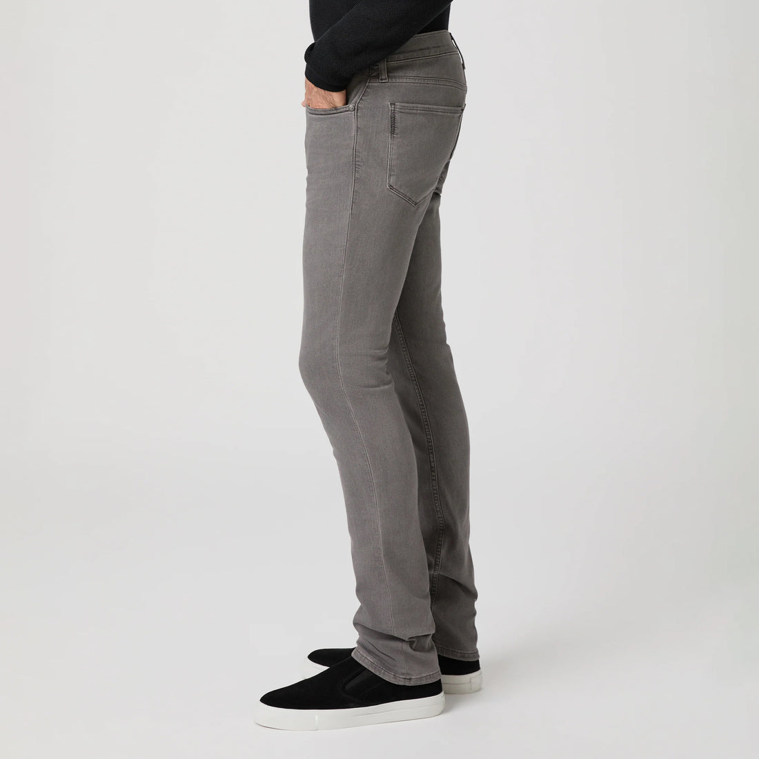 Lennox - Vintage Granite Peak - Gray Transcend Five Pocket Pant - PAIGE