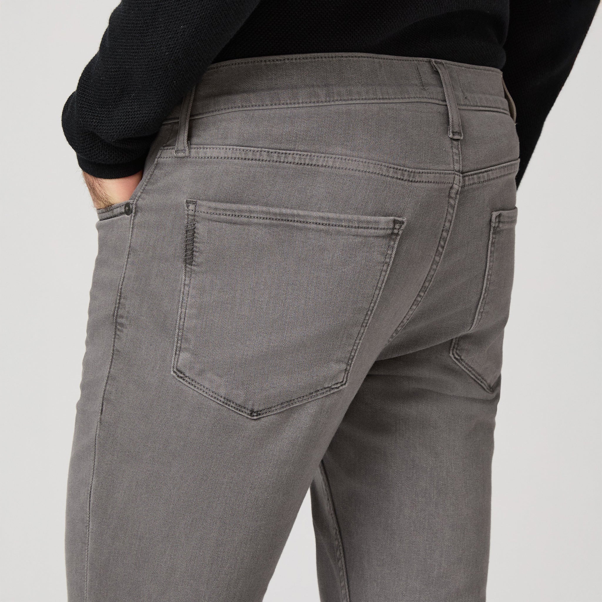 Lennox - Vintage Granite Peak - Gray Transcend Five Pocket Pant - PAIGE