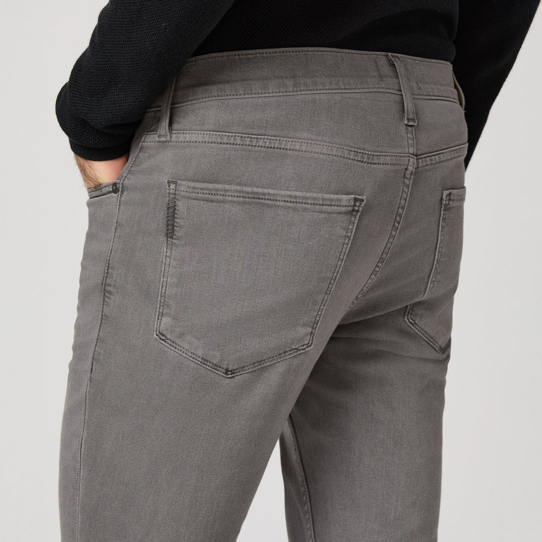 Lennox - Vintage Granite Peak - Gray Transcend Five Pocket Pant - PAIGE