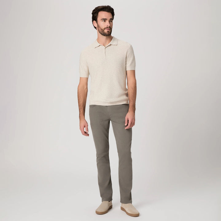 Lennox - Natural Stone - Transcend Five Pocket Pant - PAIGE