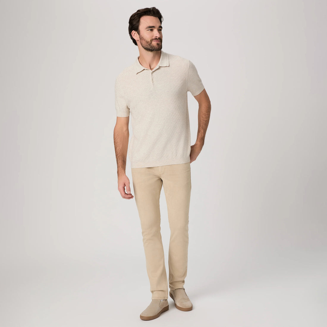 Lennox - Vintage Rose Wood - Beige Transcend Five Pocket Pant - PAIGE - Boutique Jacques International