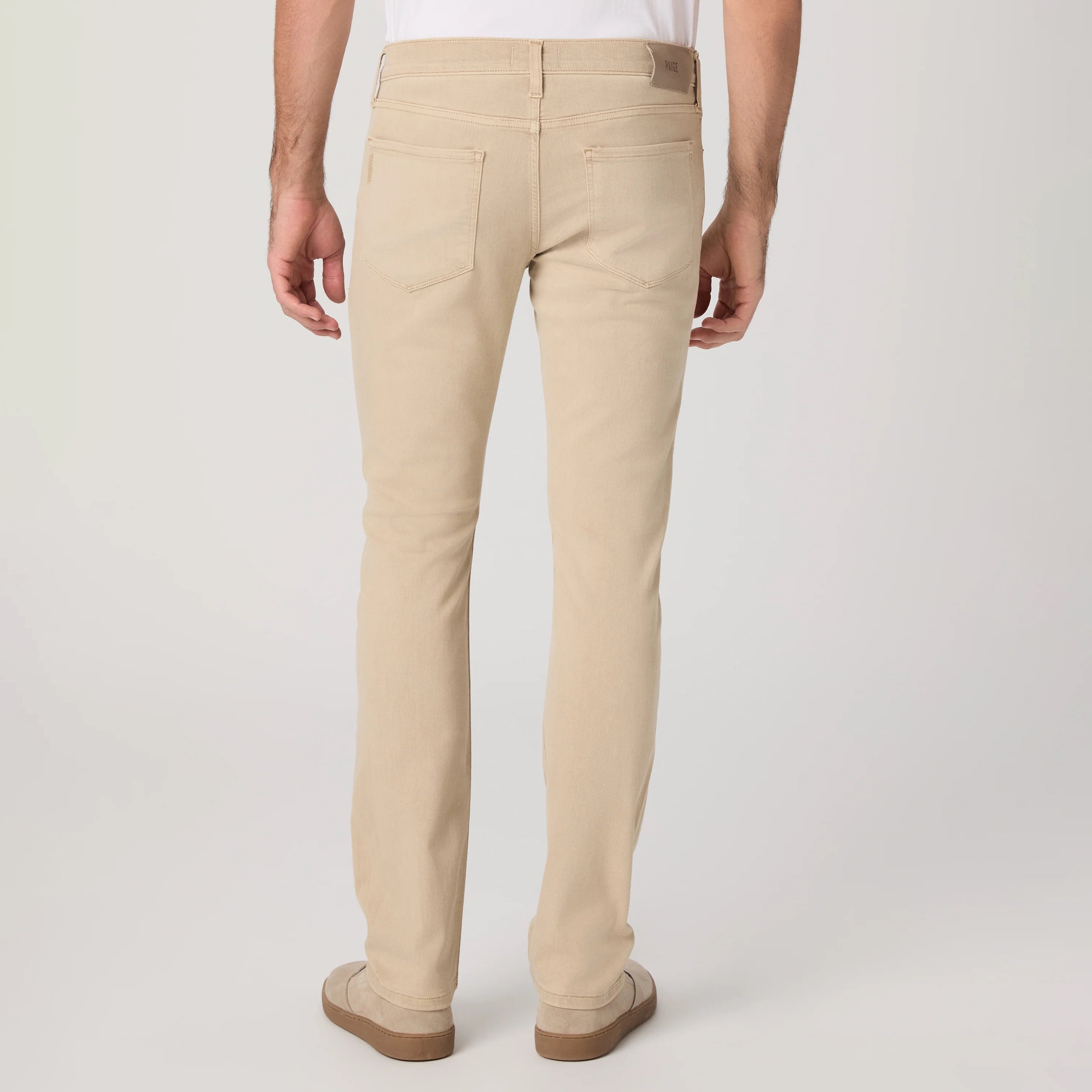 Lennox - Vintage Rose Wood - Beige Transcend Five Pocket Pant - PAIGE - Boutique Jacques International