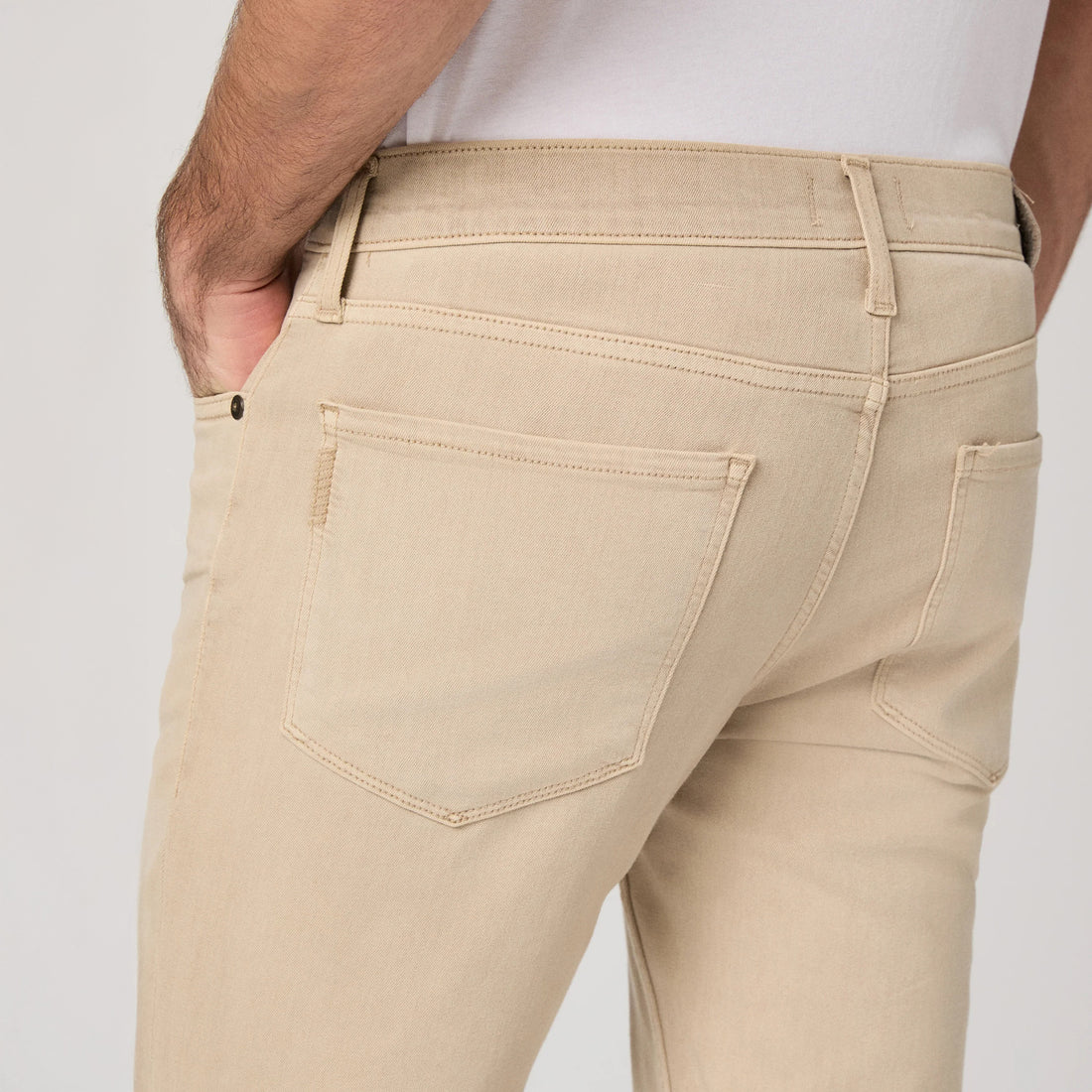 Lennox - Vintage Rose Wood - Beige Transcend Five Pocket Pant - PAIGE - Boutique Jacques International