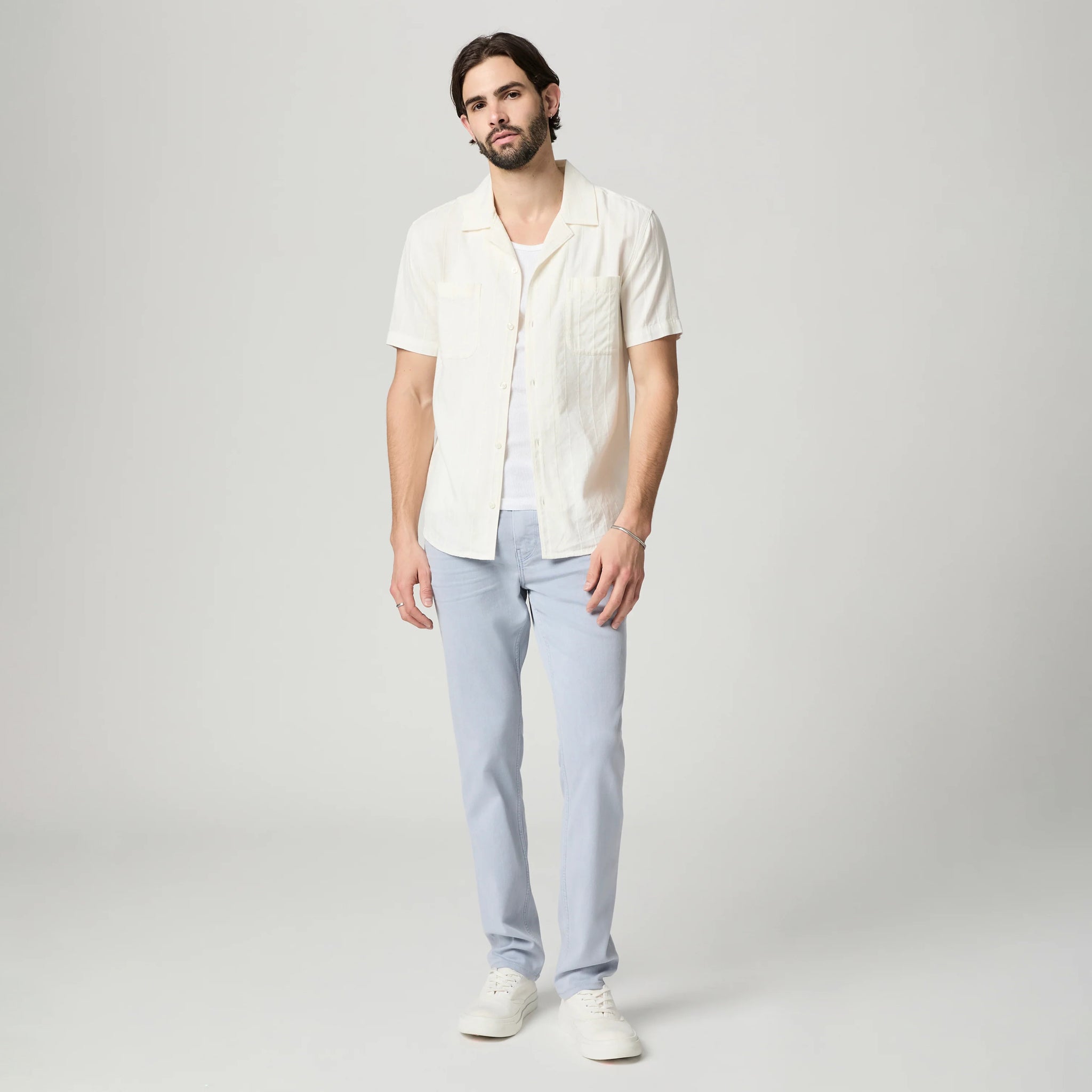 Lennox - Sea Blue - Slim Fit Transcend Jeans - PAIGE