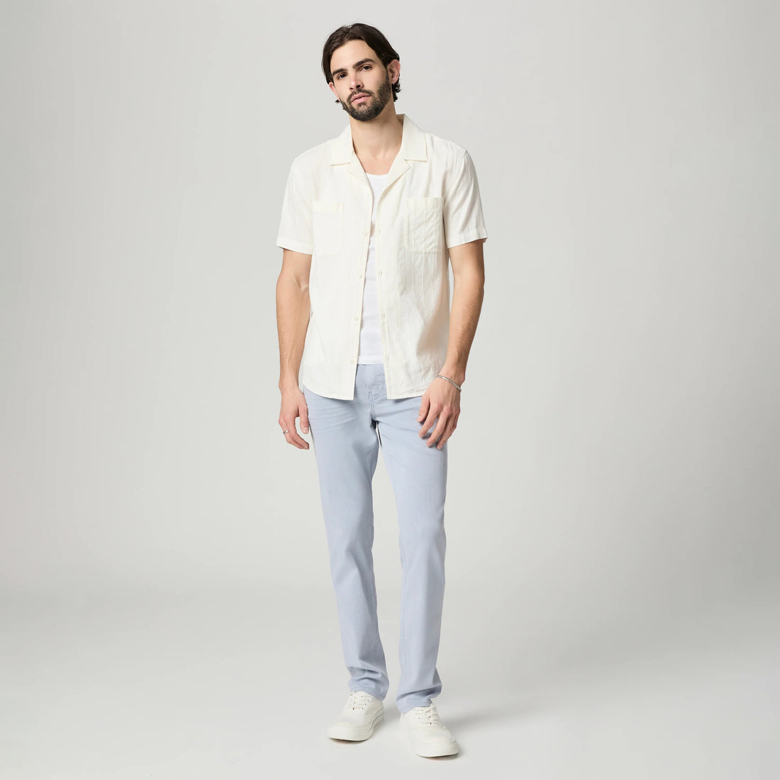 Lennox - Sea Blue - Slim Fit Transcend Jeans - PAIGE