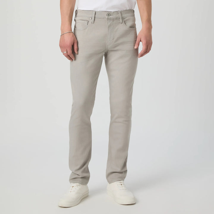 Lennox - Shark Skin - Light Gray Transcend Five Pocket Pant - PAIGE
