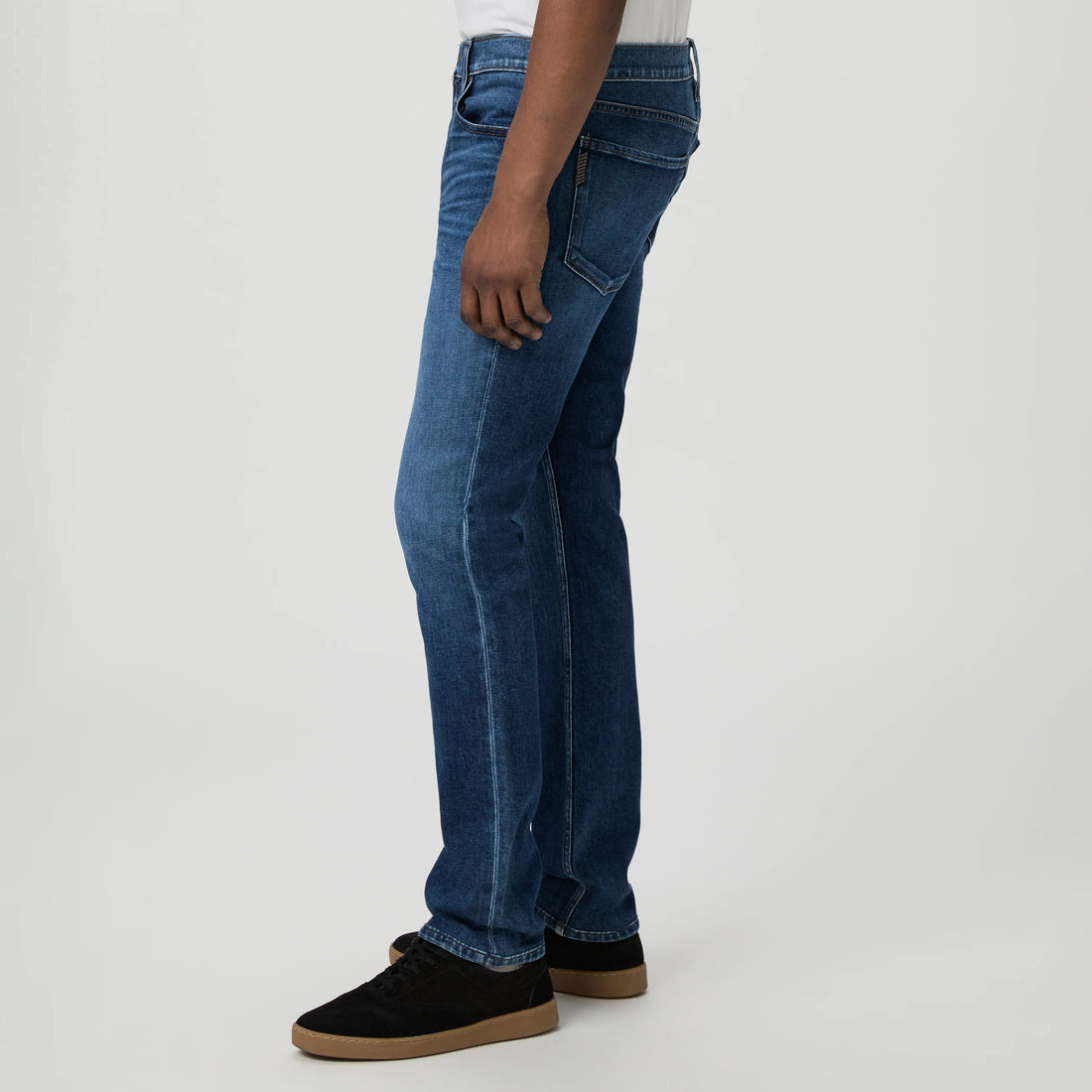 Combs Mid Wash Blue Lennox Slim Fit Vintage Transcend Jeans - PAIGE