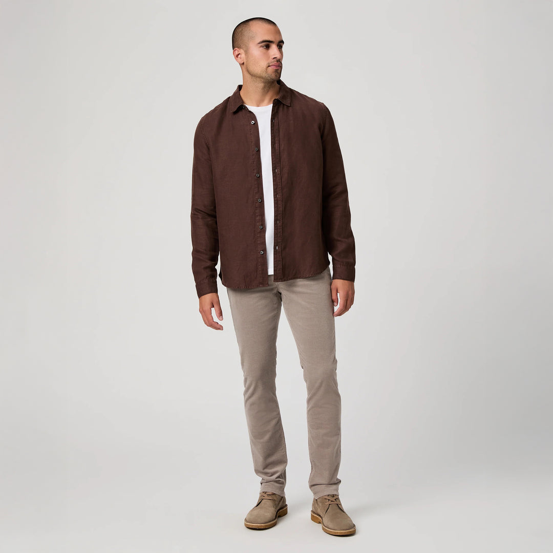 Silver Pearl Corduroy – Lennox Slim Fit Jeans - PAIGE