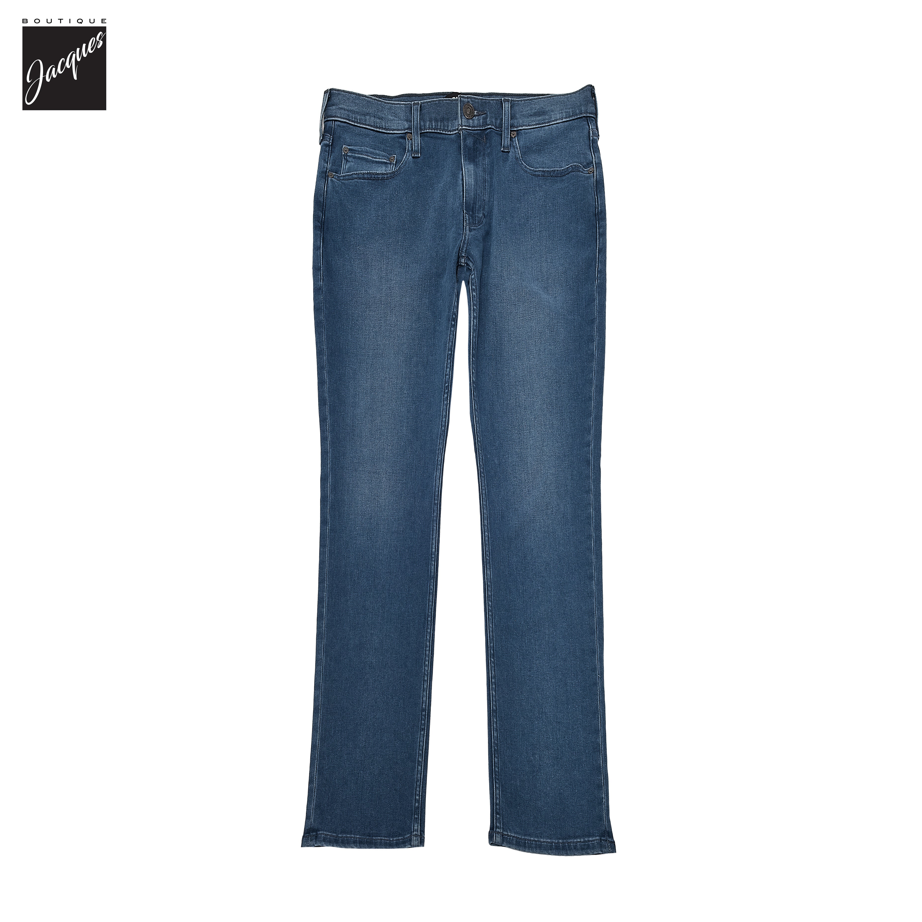 Lennox - Orin - Blue Mid Wash Slim Fit Vintage Transcend Jeans - PAIGE - Boutique Jacques International