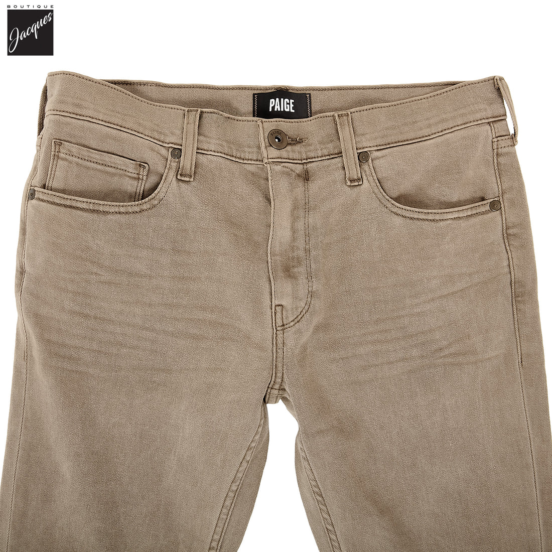 Lennox - Vintage Cabin Wood - Transcend Vintage Five Pocket Pant - PAIGE - Boutique Jacques International