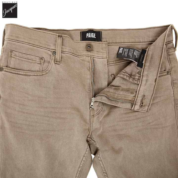 Lennox - Vintage Cabin Wood - Transcend Vintage Five Pocket Pant - PAIGE - Boutique Jacques International